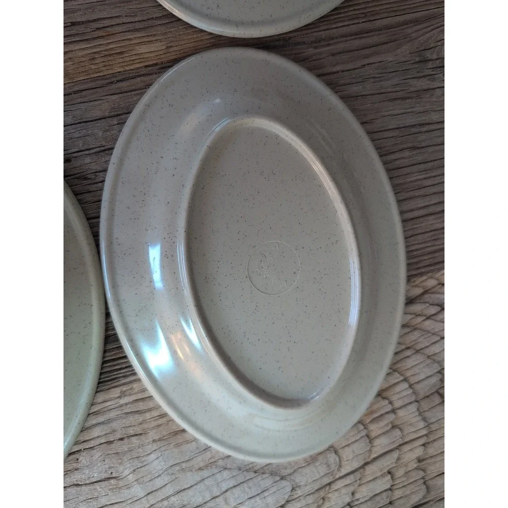 Tai Hong Wei Ware No 1609 Six 9" X 6.5" Oval Sushi Appetizer Plates (6) - Picture 16 of 16